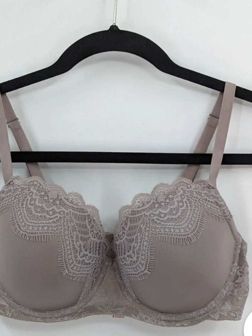 Victoria's Secret Women's Dream Angels Pink Lace Lined Demi Bra Size 36DDD